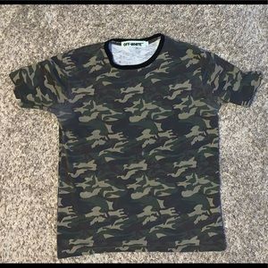 OFF-WHITE CAMOUFLAGE TEE